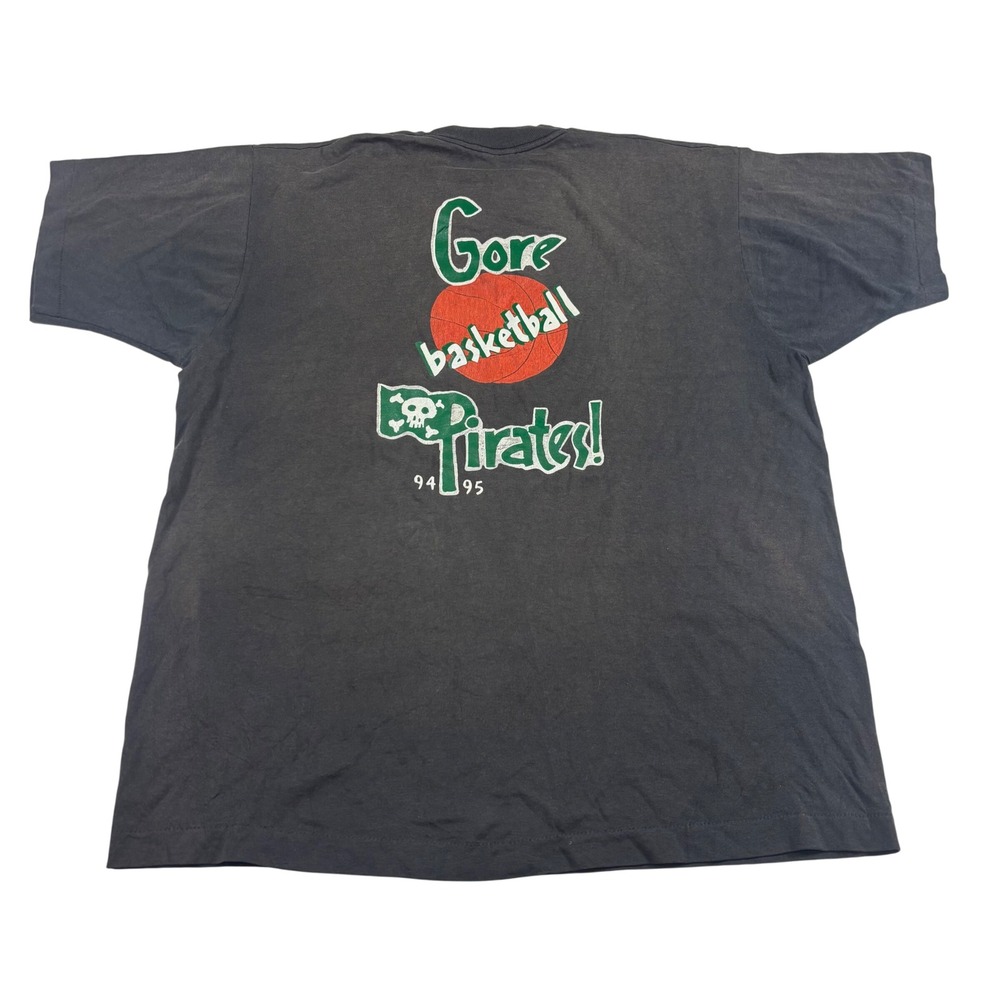 Vintage Gore Basketball Pirates T-Shirt 90s XL Pocket Tee